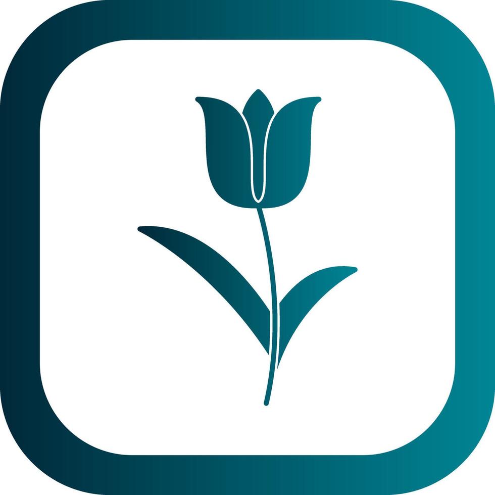 Tulip Vector Icon Design