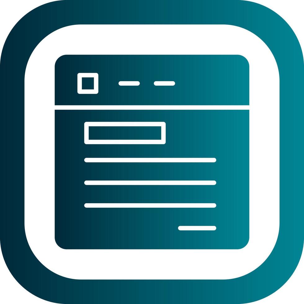 Website Ux Vector Icon Design