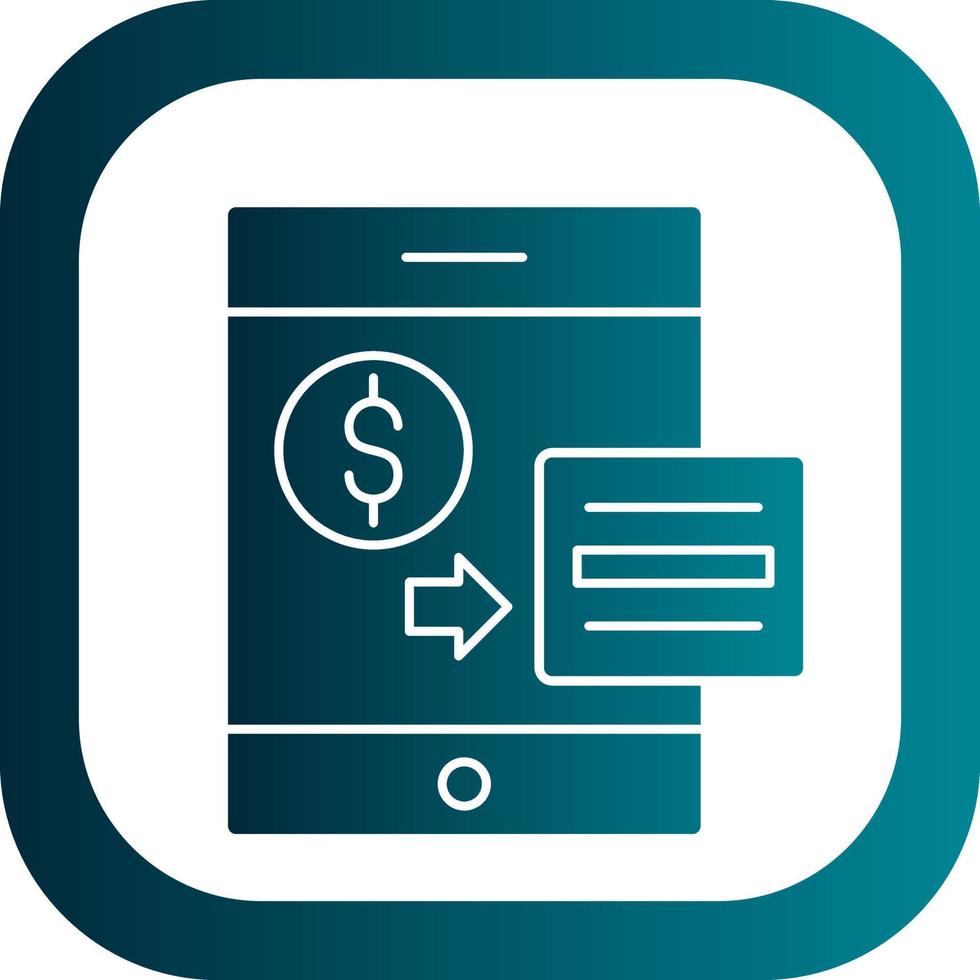 Cashless Payment Vector Icon Design