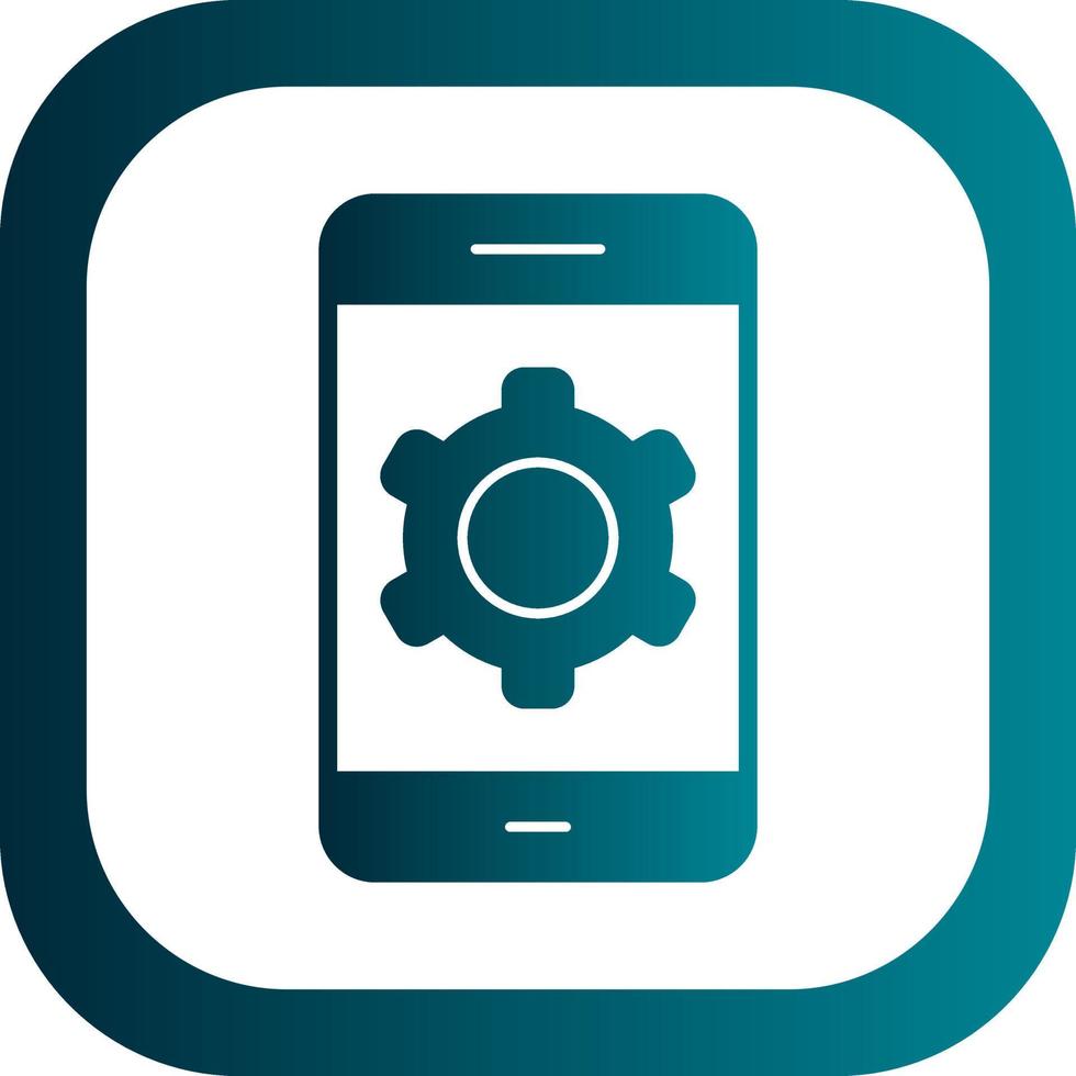 diseño de icono de vector de configuración de aplicación