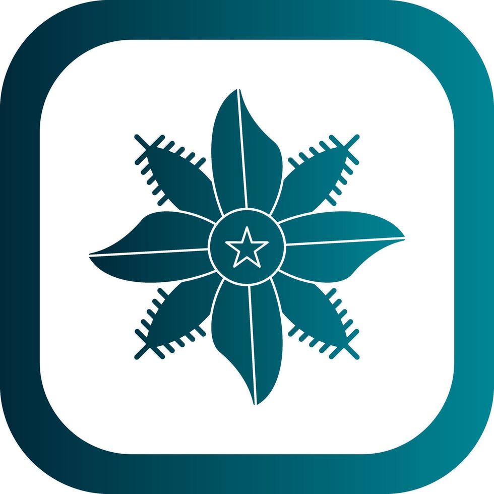 Borage Vector Icon Design
