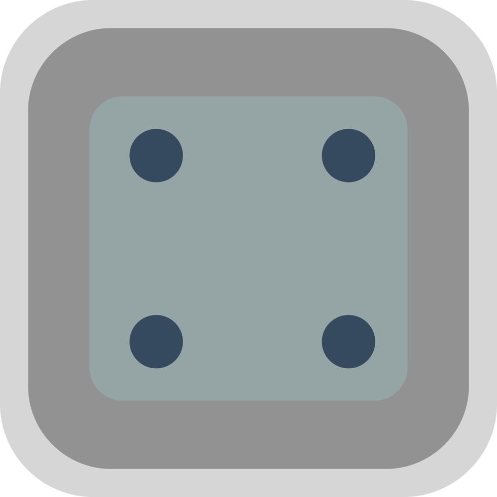 Dice Four Vector Icon Design