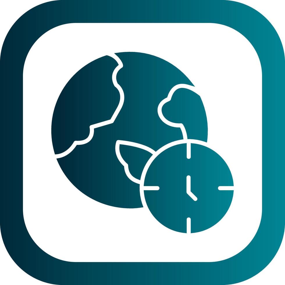 Time Zone Vector Icon Design