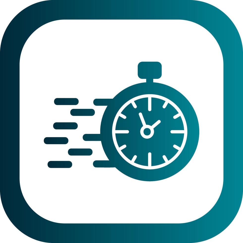 diseño de icono de vector de tiempo rápido