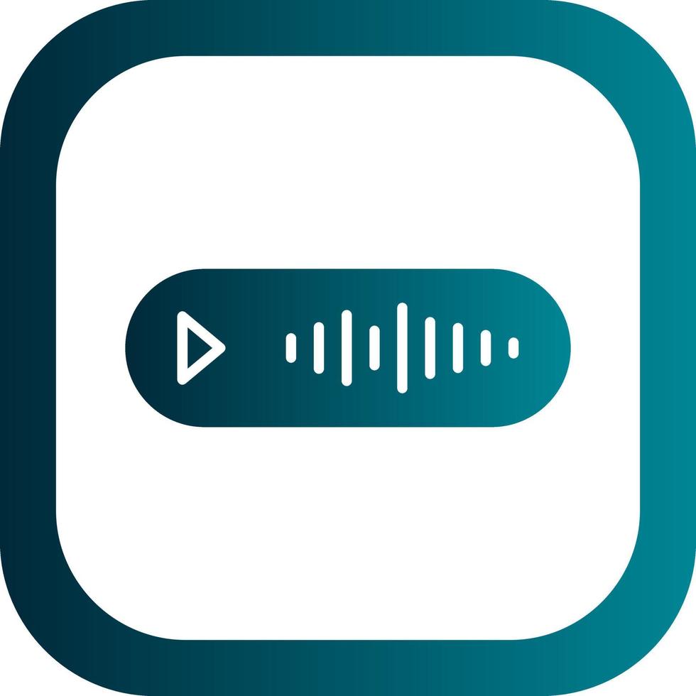 Voice Message Vector Icon Design