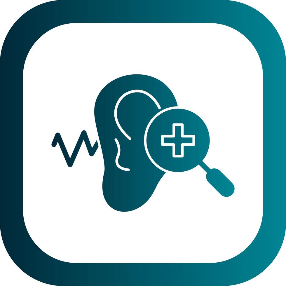 Hearing Checkup Vector Icon Design