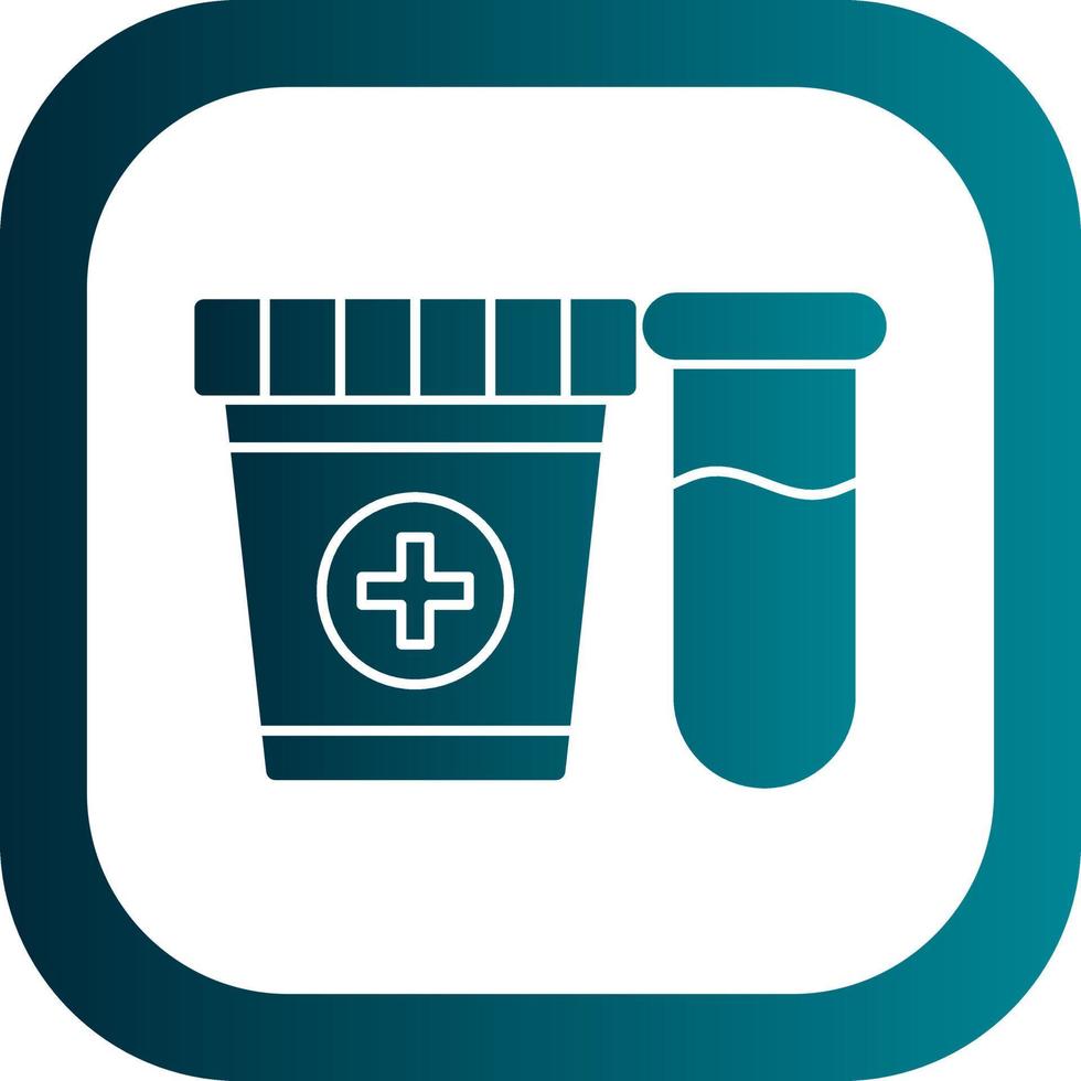 Urine Test Vector Icon Design