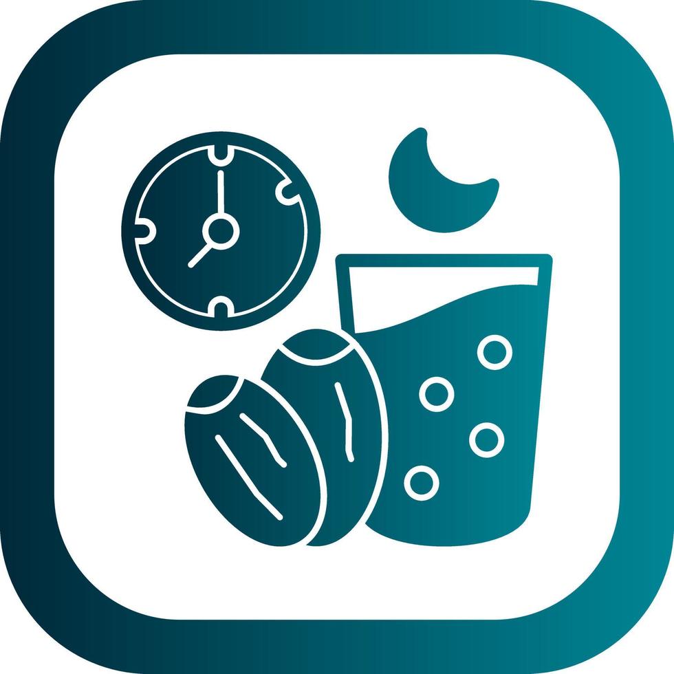 Ramadan Fasting Vector Icon Design