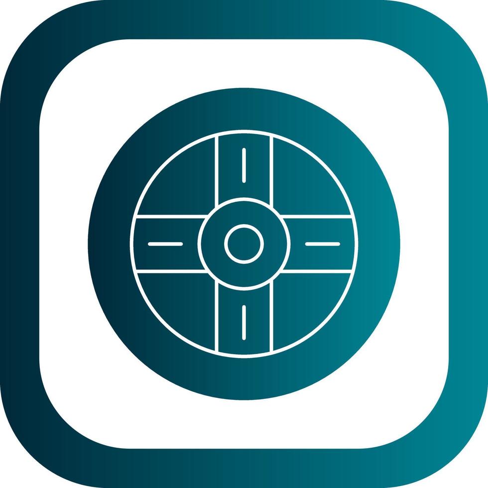Steering Wheel Vector Icon Design