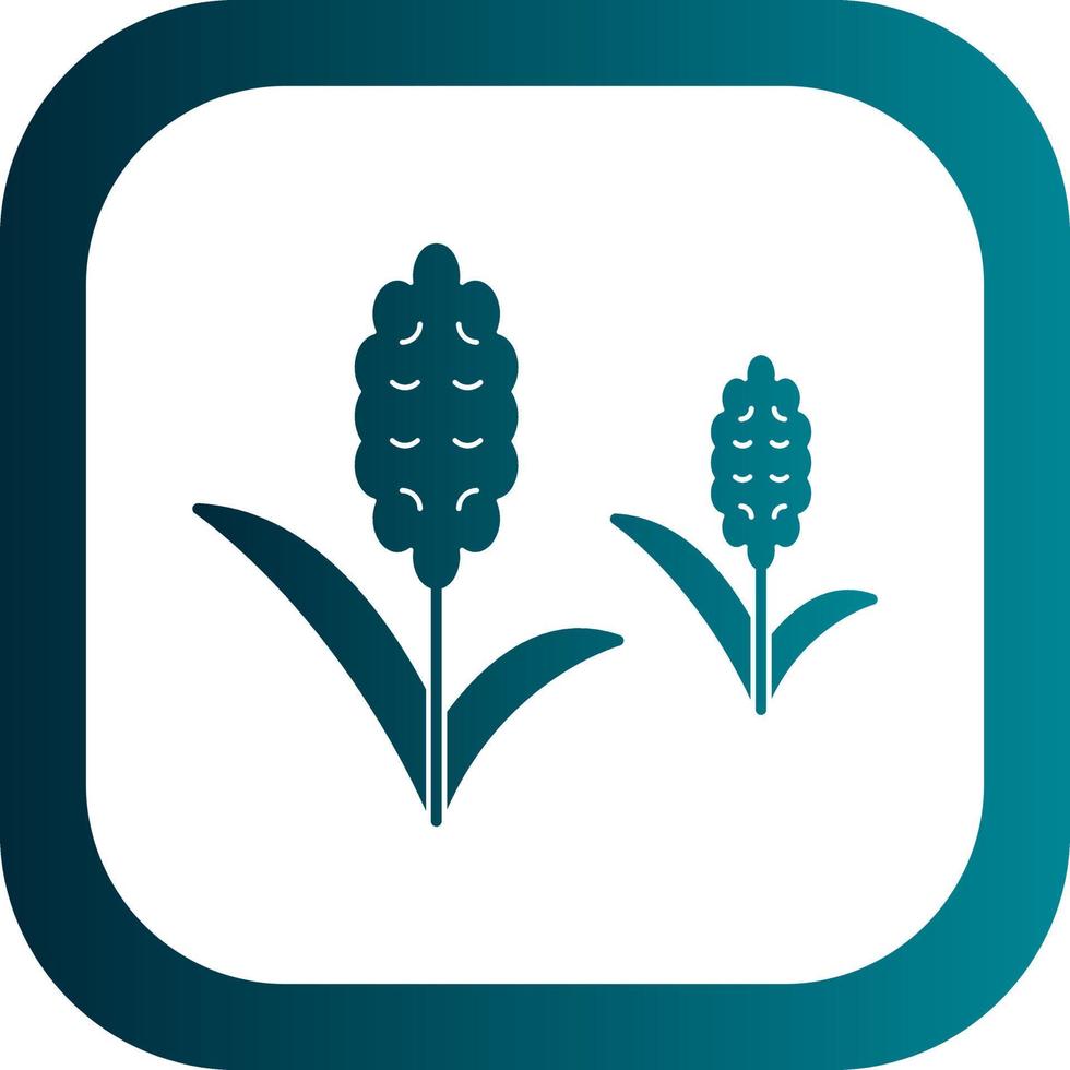Hyacinth Vector Icon Design