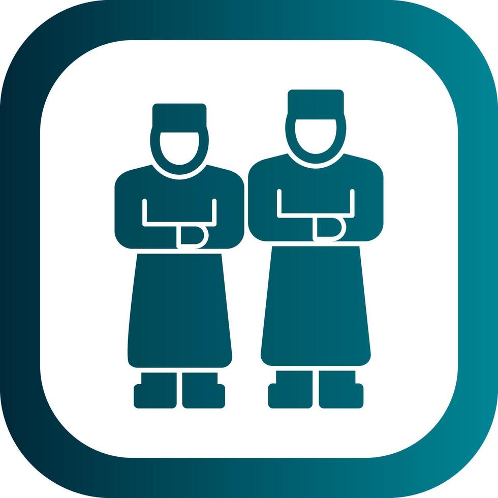 Friday Prayer Vector Icon Design