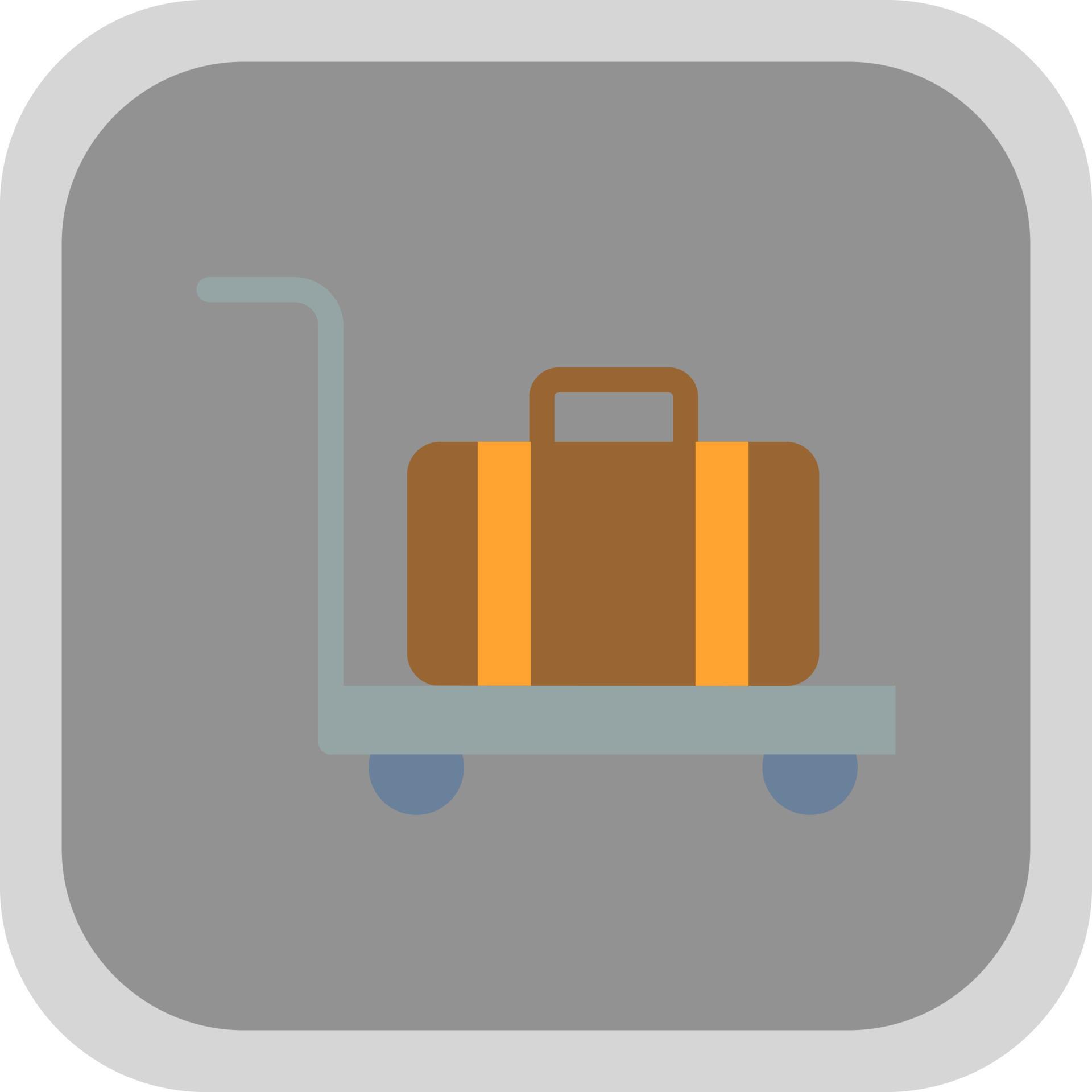 Luggage Cart Vector Icon Design 21302490 Vector Art at Vecteezy