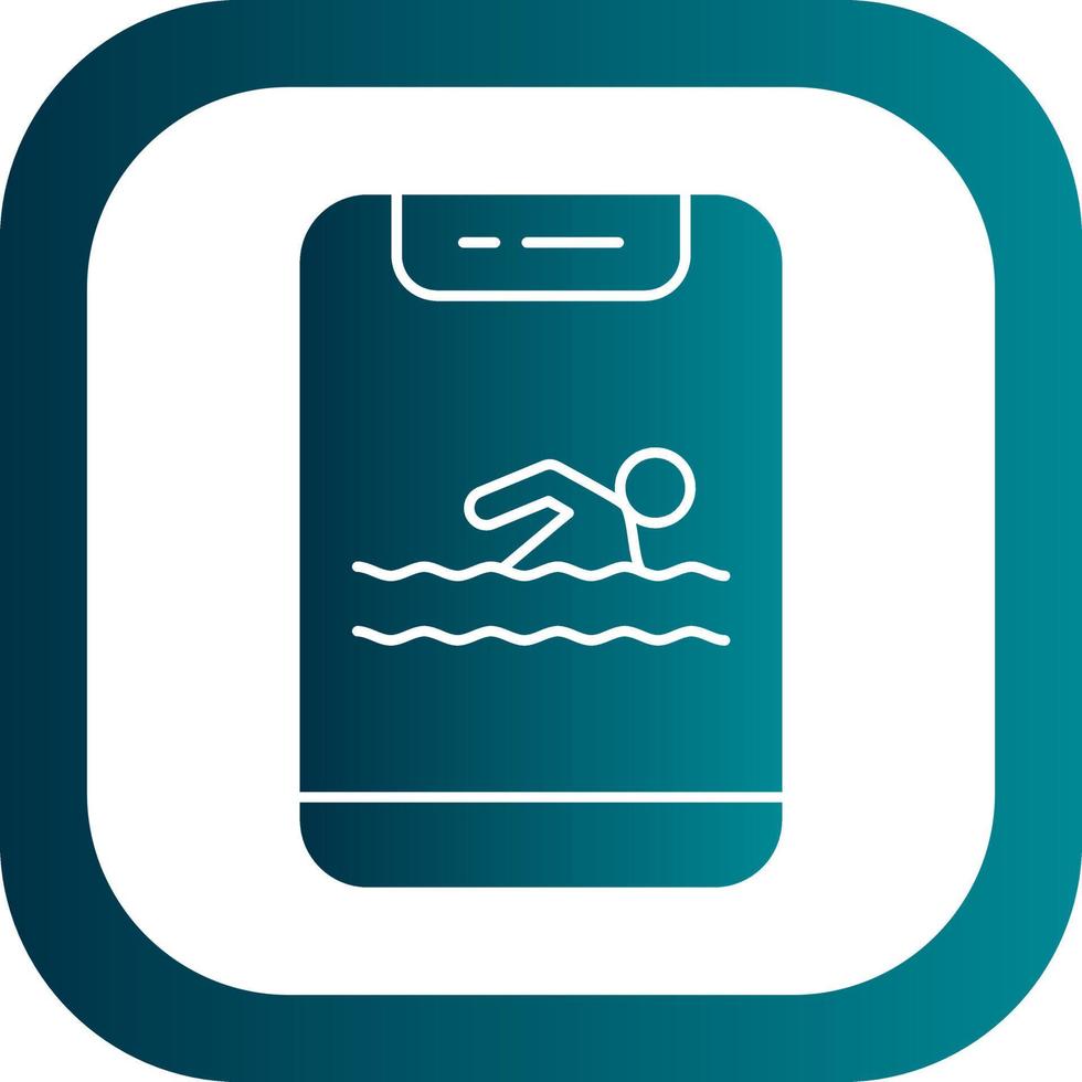 Swimming Vector Icon Design