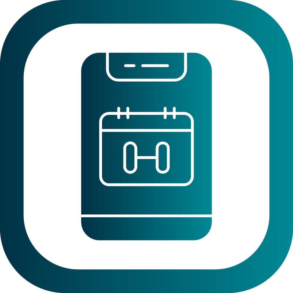 Workout Schedule Vector Icon Design