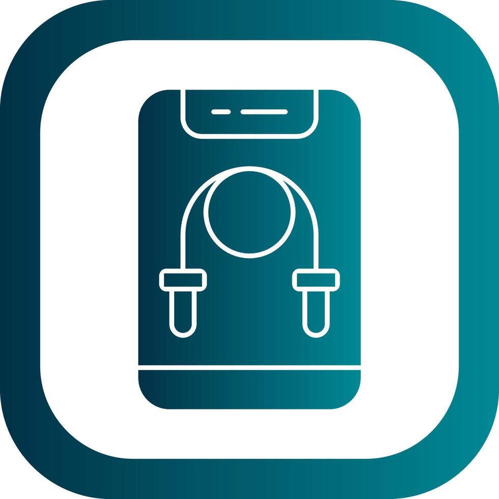 Jumping Rope Vector Icon Design