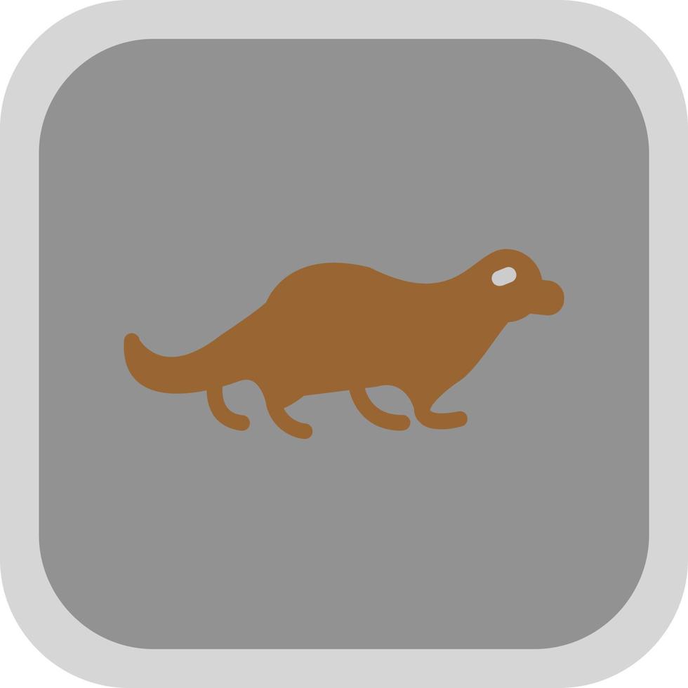 Otter Vector Icon Design