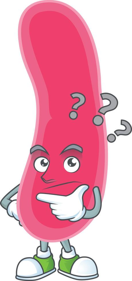 Cartoon character of fusobacteria vector