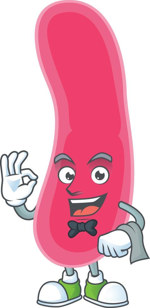 Cartoon character of fusobacteria vector