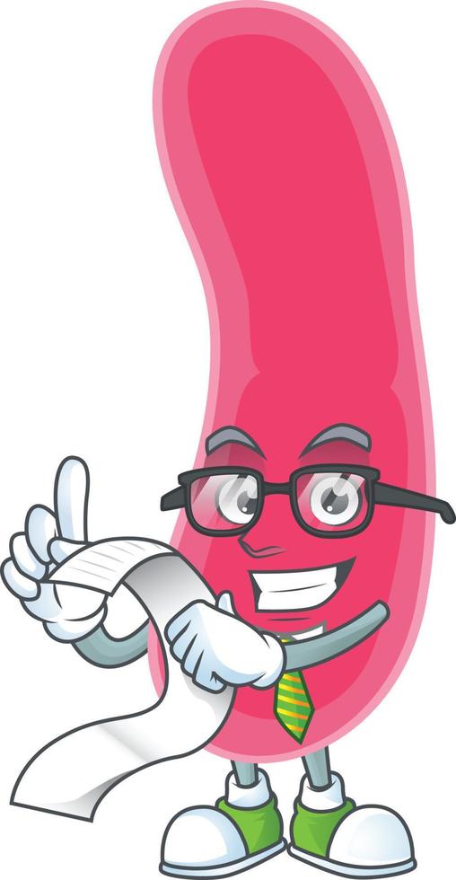 Cartoon character of fusobacteria vector