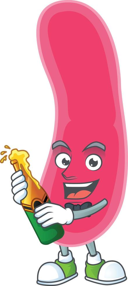 Cartoon character of fusobacteria vector