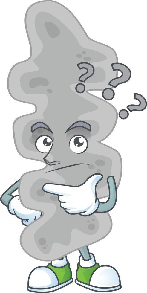 Cartoon character of leptospirillum ferriphilum vector