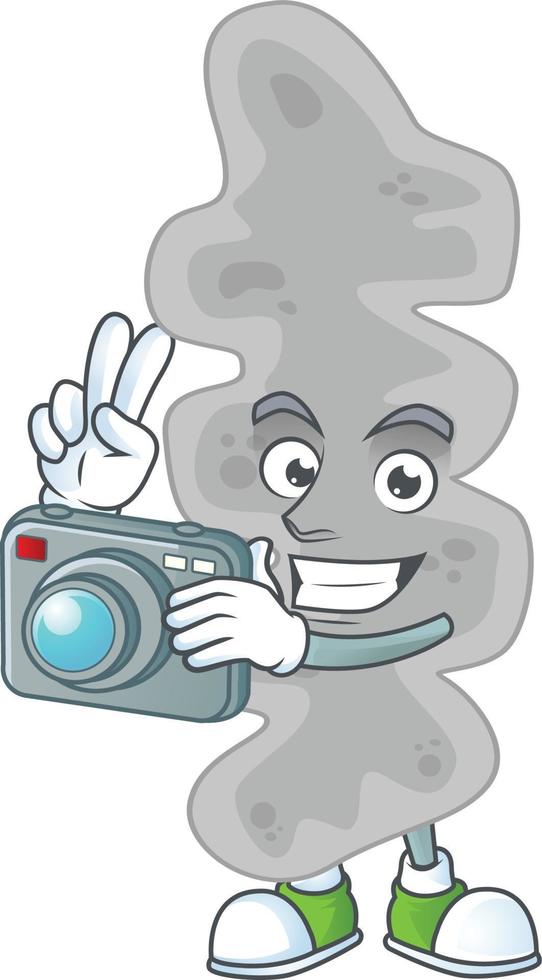 Cartoon character of leptospirillum ferriphilum vector