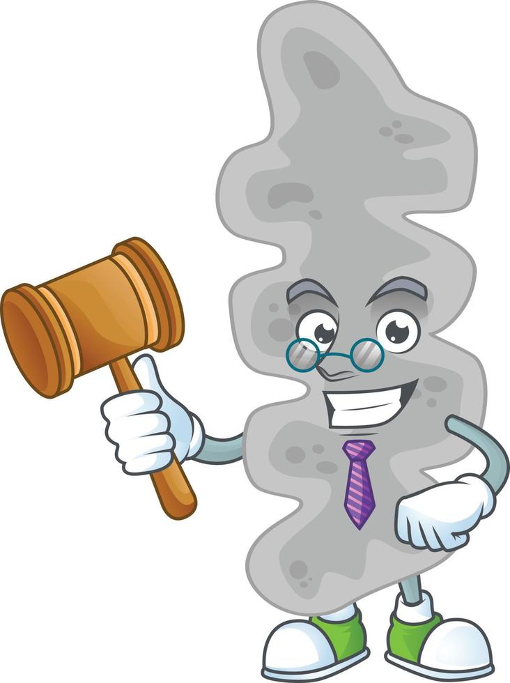 Cartoon character of leptospirillum ferriphilum vector