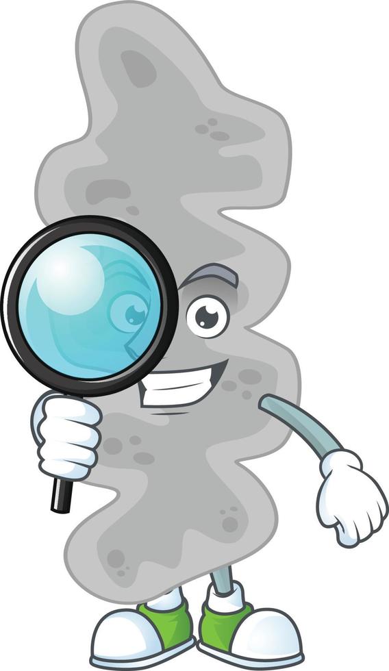 Cartoon character of leptospirillum ferriphilum vector