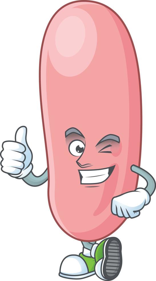 Legionella pneunophilla Cartoon character vector