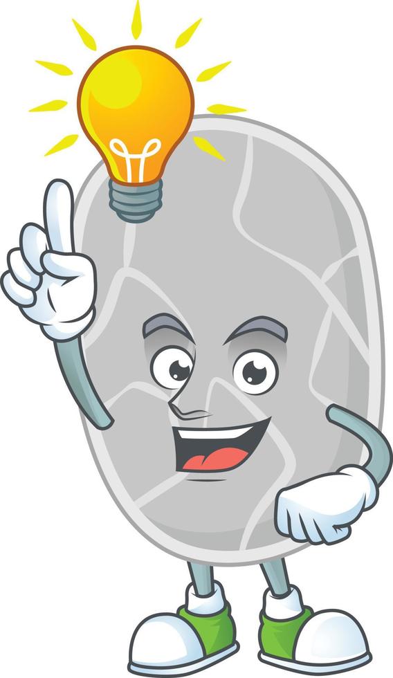 Cartoon character of nitrospirae vector