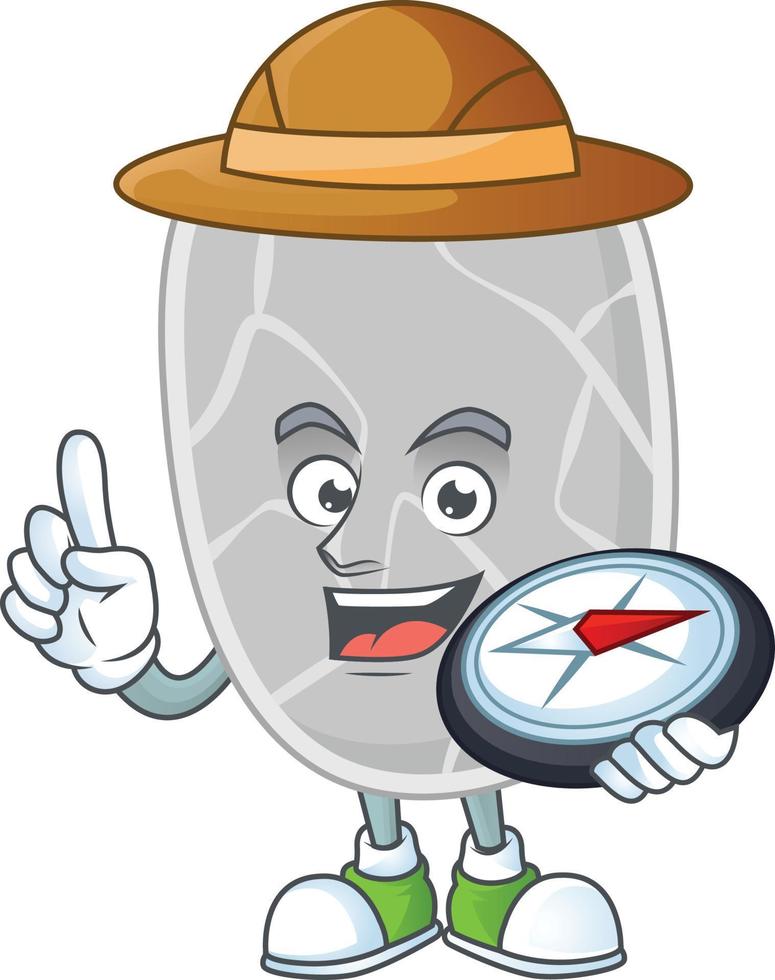 Cartoon character of nitrospirae vector