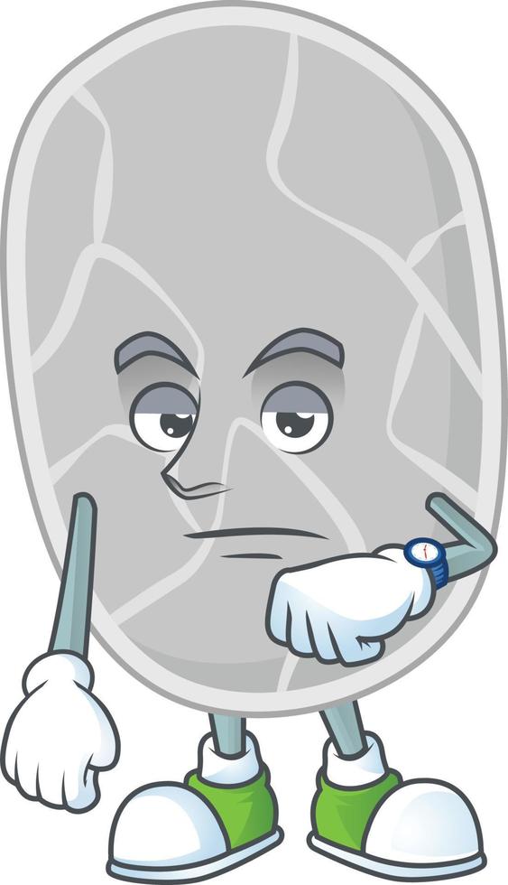 Cartoon character of nitrospirae vector