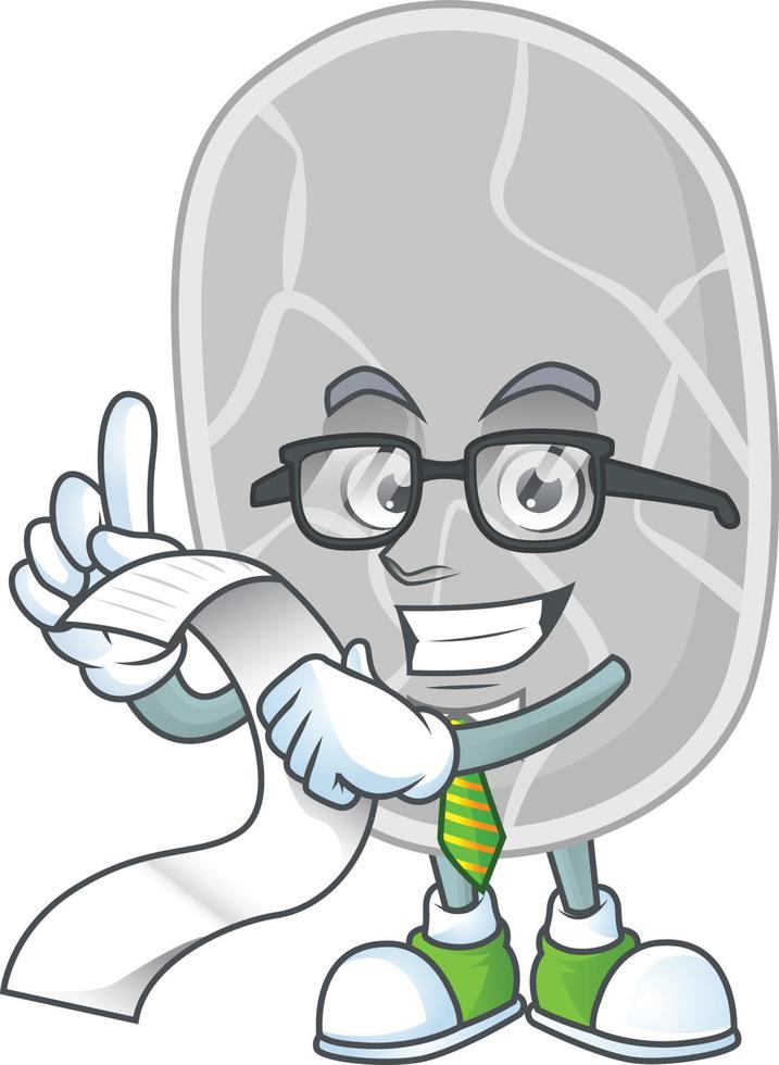 Cartoon character of nitrospirae vector