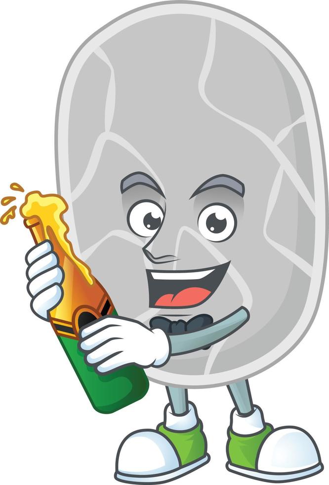 Cartoon character of nitrospirae vector