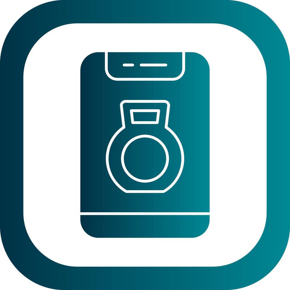 Kettlebell Vector Icon Design