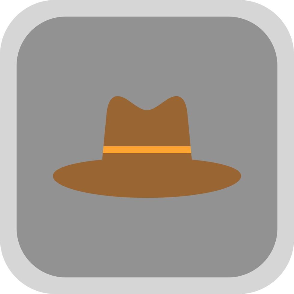 Hat Cowboy Side Vector Icon Design