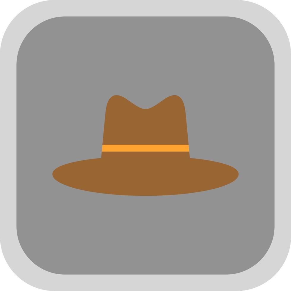 sombrero, vaquero, lado, vector, icono, diseño vector