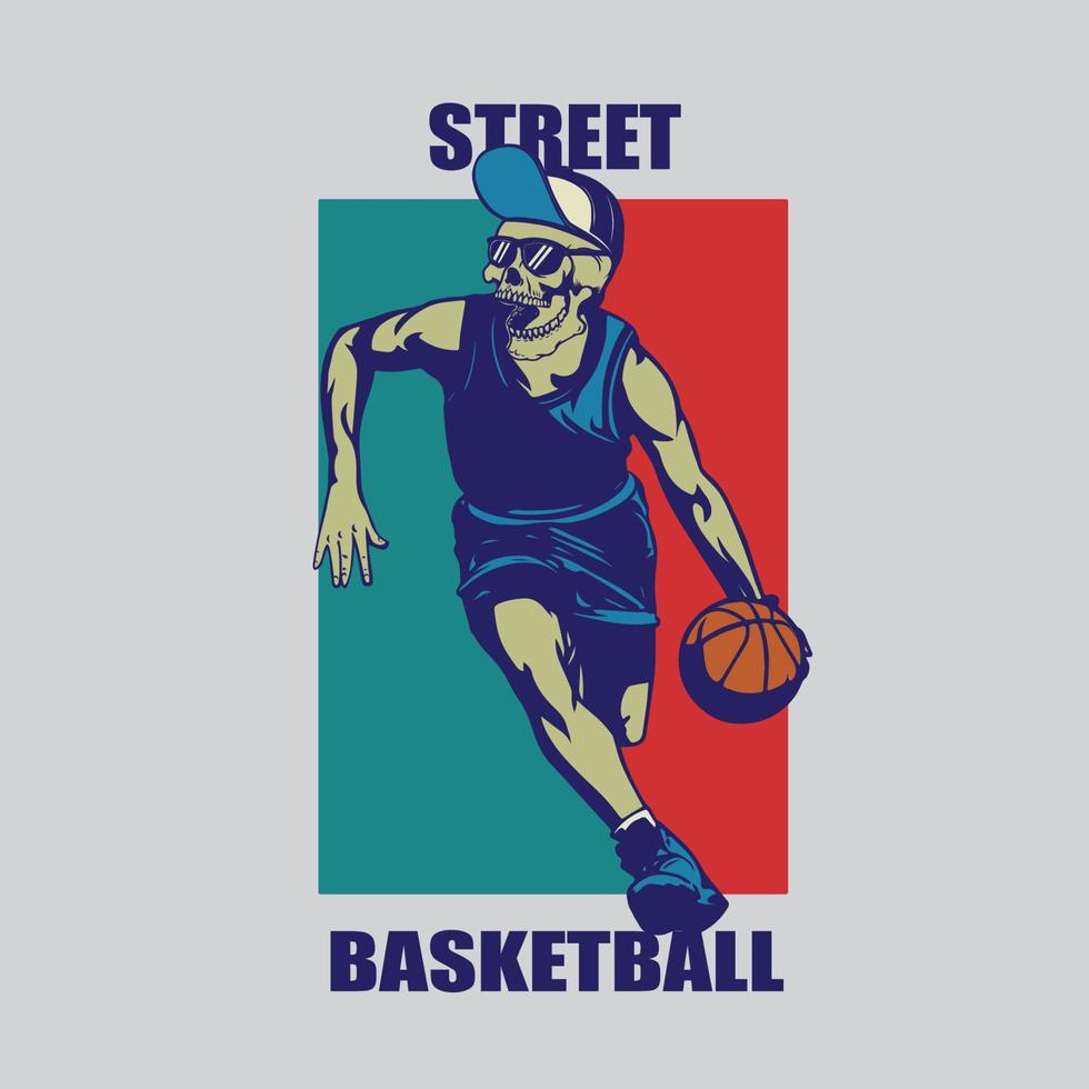 Ilustración de vector de baloncesto