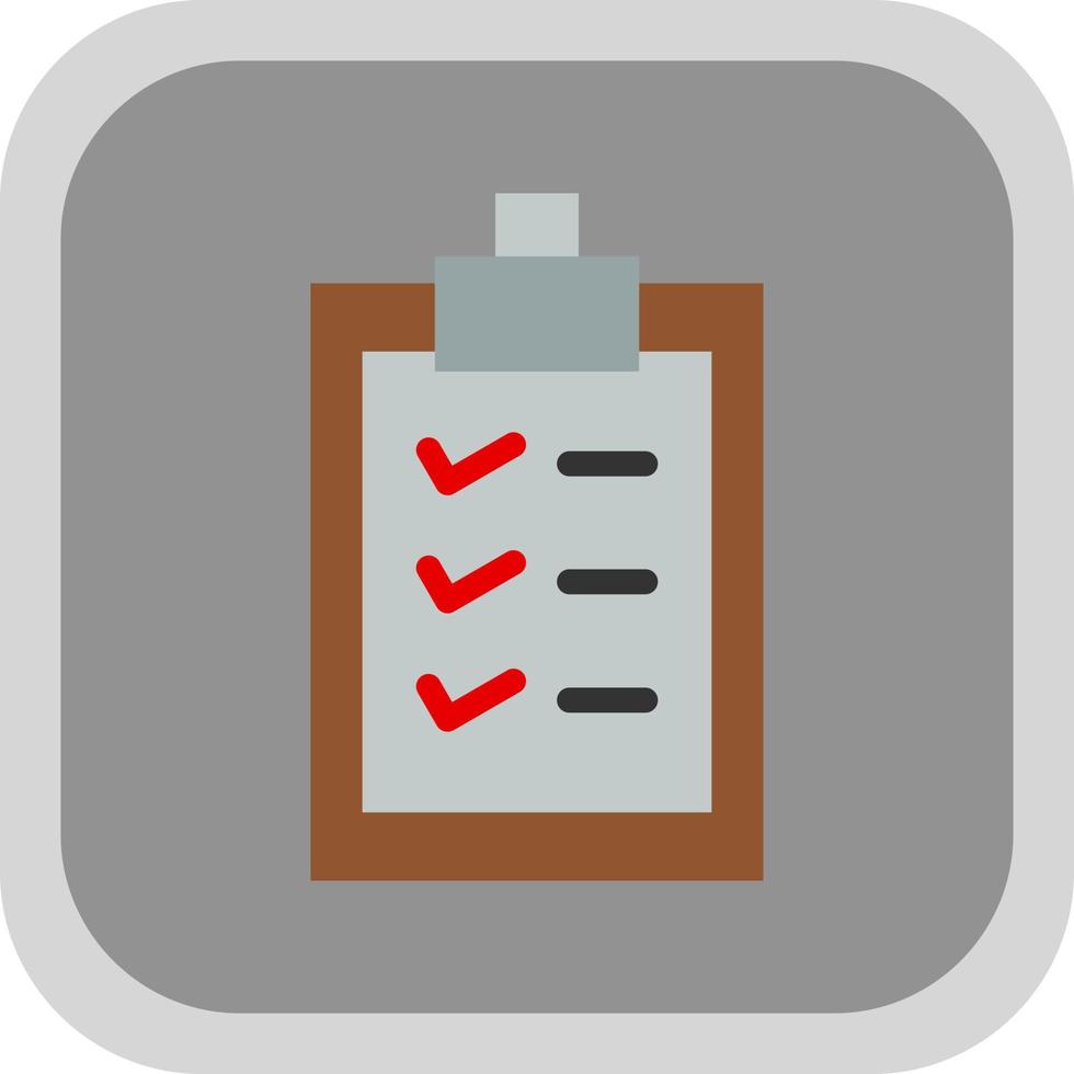 Clipboard Check Vector Icon Design