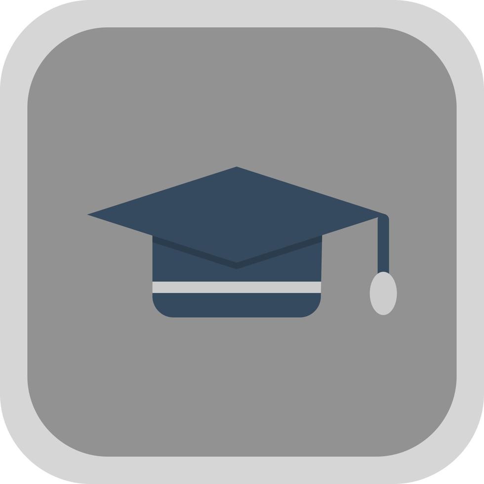 Graduation Cap Vector Icon Design