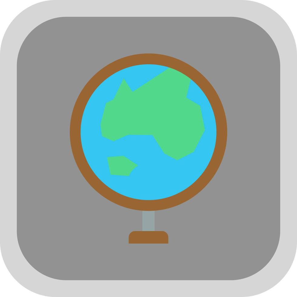 Globe Asia Vector Icon Design