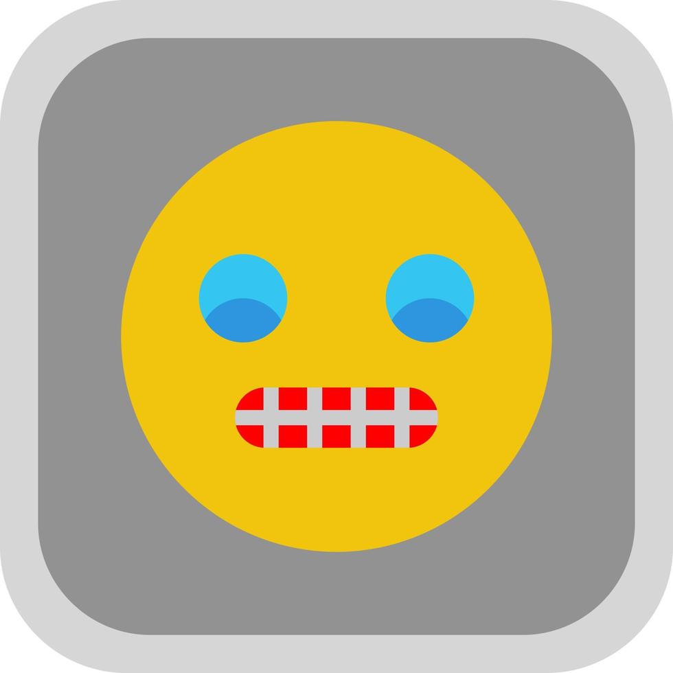 Grimace Vector Icon Design