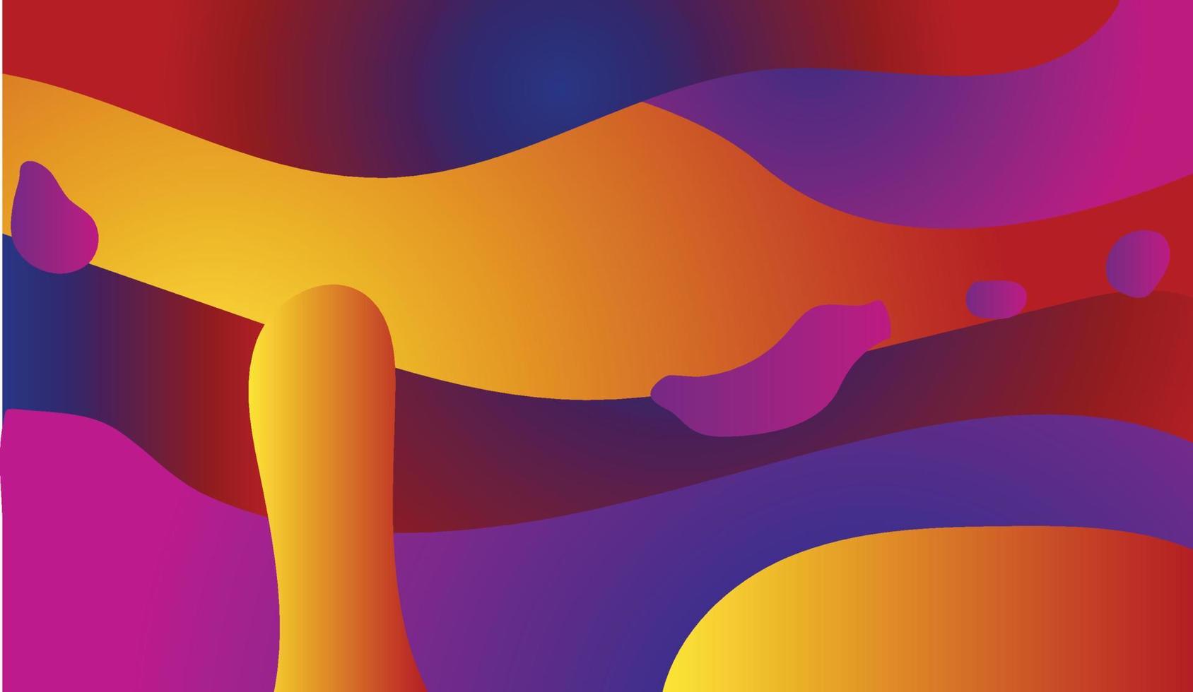 Color gradient background design. Abstract geometric background with liquid shapes. Cool background design for posters. Eps10 vector illustration.