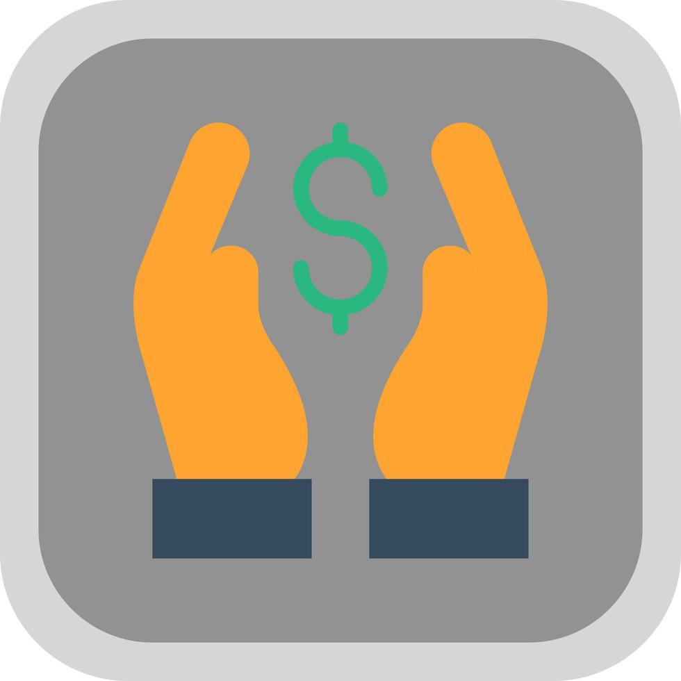 Hand Holding Usd Vector Icon Design