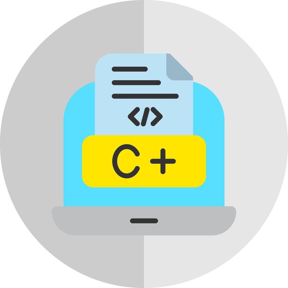 diseño de icono de vector de lenguaje de codificación