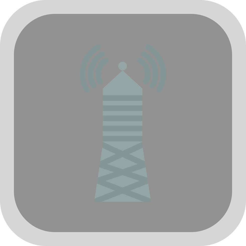 Broadcast Tower Vector Icon Design