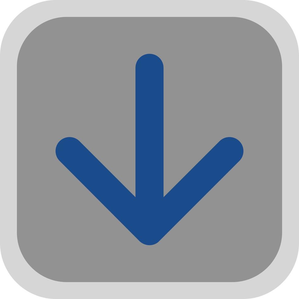 Arrow Down Vector Icon Design