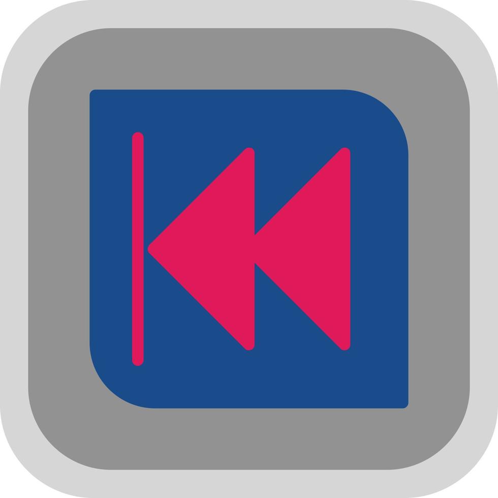Backward Vector Icon Design