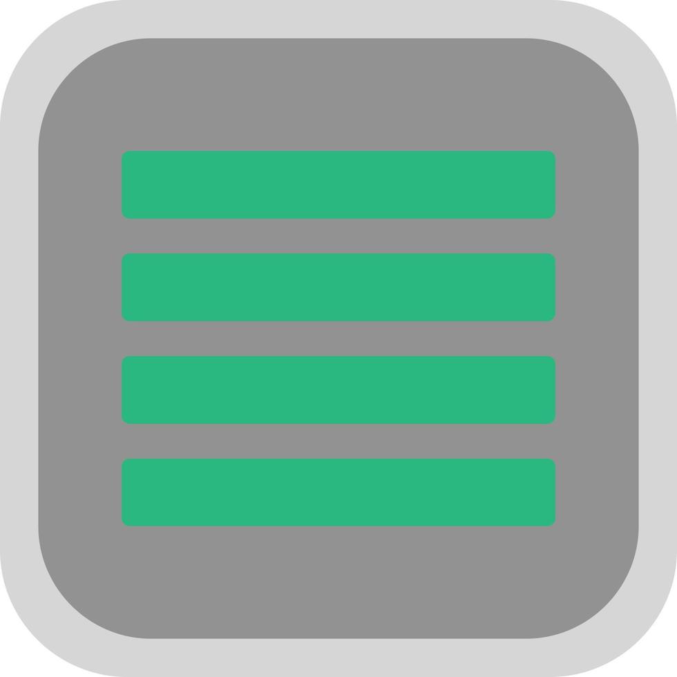 Align Justify Vector Icon Design