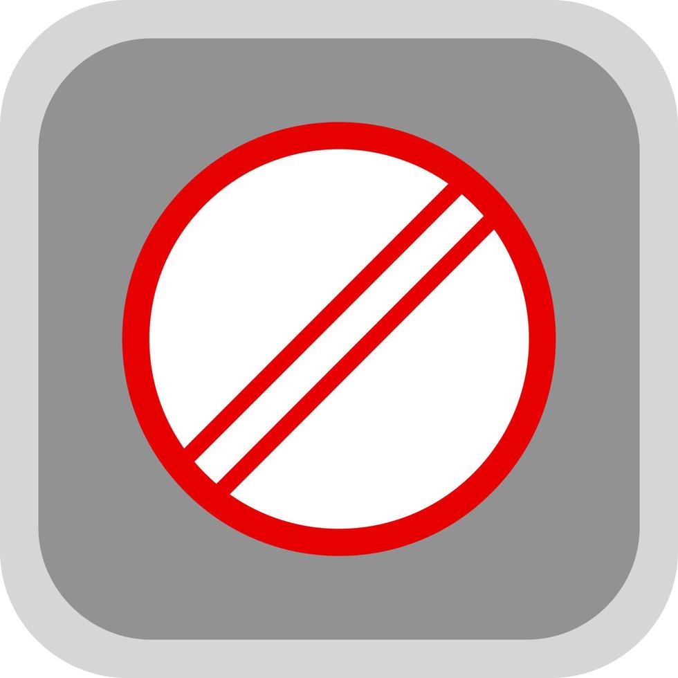 Ban Vector Icon Design